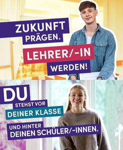 Zukunft prägen - werde Mittelschullehrer