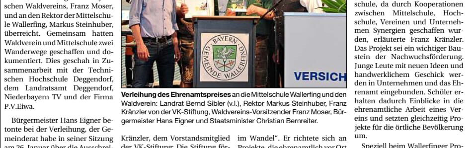 Ehrenamtspreis